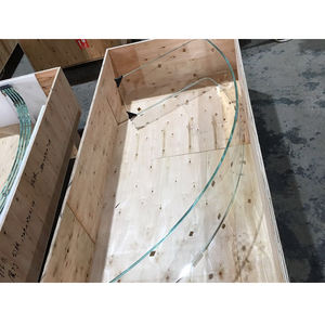 سطح طاولة زجاجي منحني منحني مخصص لإعادة البيع - Product Image 6