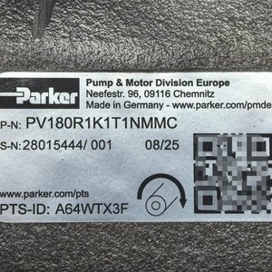 ปั๊มไฮดรอลิก Parker PV180R1K1T1NMMC รุ่น 180 ซีซี แบบปรับปริมาตรได้ ผลิตในสหรัฐอเมริกา - Product Image 2
