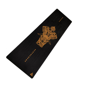 Tapis de yoga pliable en caoutchouc naturel de 3 mm, finition suédée, impression numérique, 183x61 cm, antidérapant, écologique, logo personnalisé - Product Image 1
