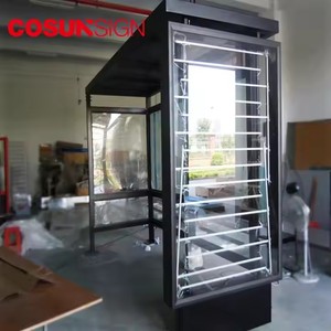 Cosun ngoài trời nhỏ xe buýt dừng LED kiosk Totem chống cháy nổ kỹ thuật số không thấm nước biển IP65 xe buýt nơi trú ẩn - Product Image 6