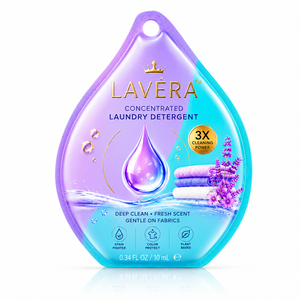 Bolsa de Embalaje de un Solo Uso para <span class=keywords><strong>Detergente</strong></span> Líquido y Jabón, con Forma Irregular, Troquelada, de 10 ml, de Papel de Aluminio, con Orificio para Colgar, en Relieve, OEM - Product Image 2