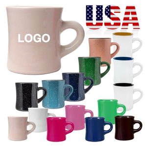 Meilleur prix pour tasse à café en céramique marron en forme de cloche, imprimée à l'aquarelle, personnalisée, de style américain - Product Image 5