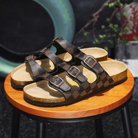 Chaussures en cuir Birken à prix imbattable, semelle naturelle, pour hommes et femmes, à enfiler, décontractées, classiques, légères, écologiques et jetables