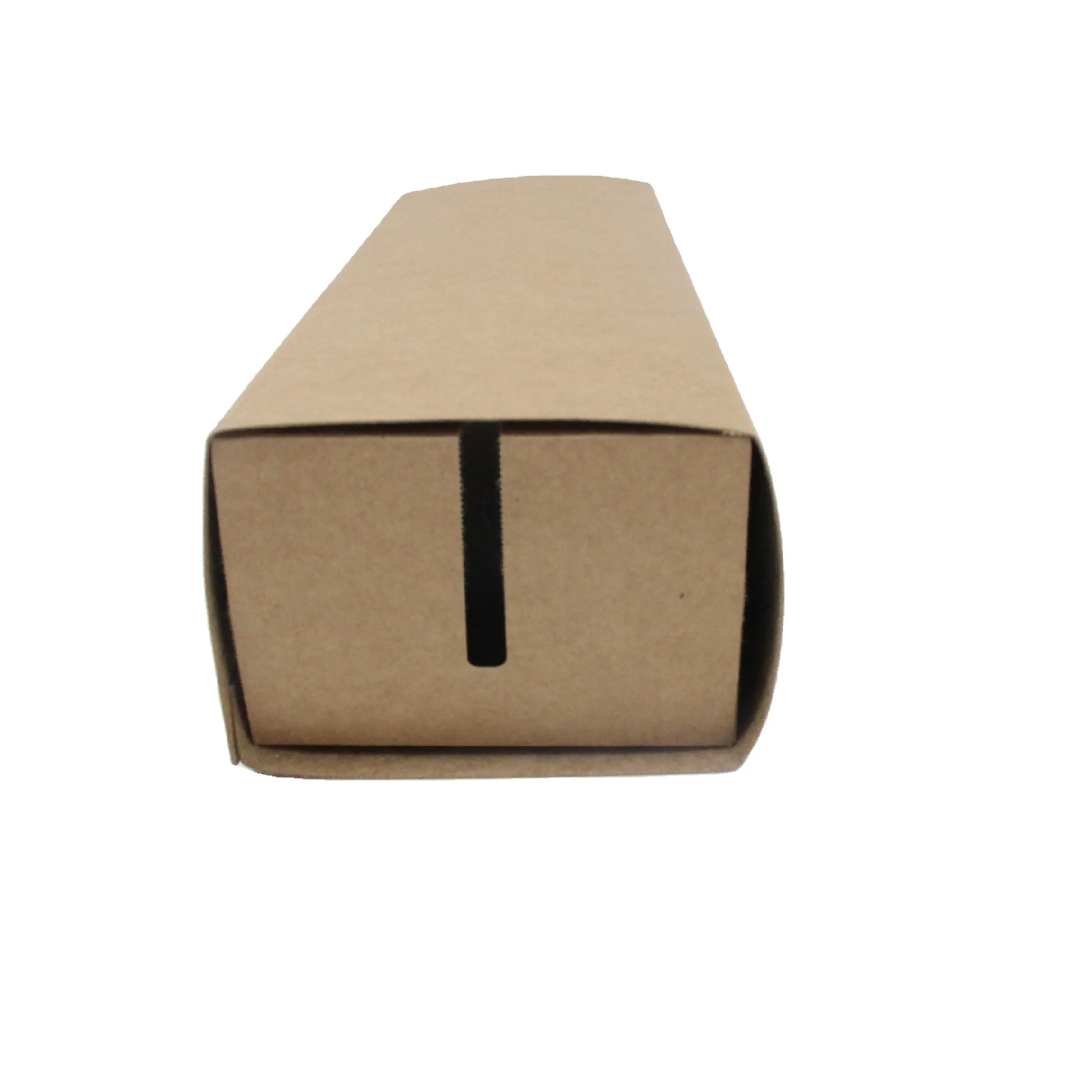 Vente en gros de boîte à tiroir en carton ondulé biodégradable en papier kraft Hot Dog Corn Dog Snack