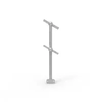 Main courante en acier galvanisé de haute qualité pour escaliers extérieurs/balcon/pont Construction soudée antirouille personna