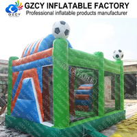 Castillo inflable de tamaño personalizado, fácil instalación, parque infantil hinchable y casa de rebote