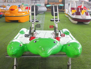 ウォータースポーツ楽しいゲームフローティングダブルシートウォーターペダルバイク工場価格 - Product Image 2