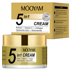 <span class=keywords><strong>Crema</strong></span> <span class=keywords><strong>Viso</strong></span> Riparatrice 5-in-1 con Nicotinamide, Retinolo, Collagene e Acido Ialuronico per Idratazione e Luminosità - Product Image 4