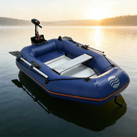 Bateau pneumatique de sauvetage d'urgence pliable et épaissi, monoplace, électrique, sportif, rigide, en PVC, léger et durable