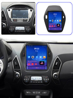 Radio para Auto Android con Pantalla Táctil Vertical de 9.7 Pulgadas BHNEW para Hyundai IX35 Tucson 2010-2015, Reproductor de DVD, Car Play, Estilo Tesla
