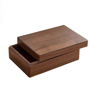 กล่องไม้เก็บของที่ระลึกแข็งแรงแบบกำหนดเองกล่องไม้สนแบบมีบานพับ - Product Image 5