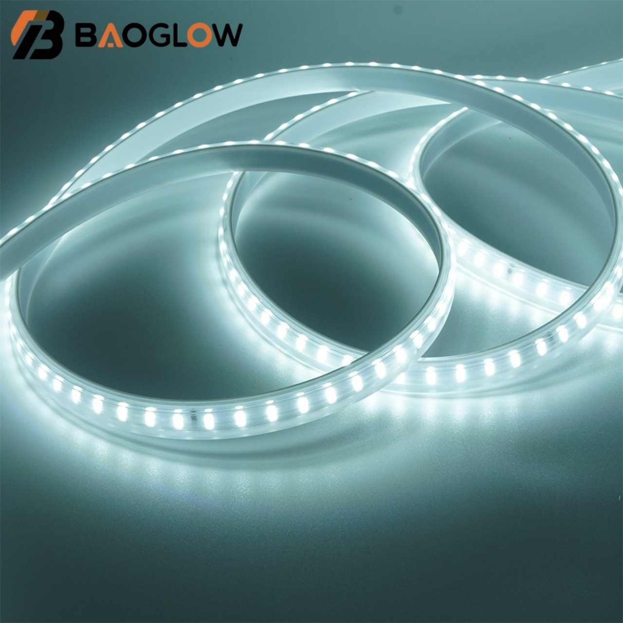 IP67 LED Strip Light 220V High Voltage Waterproof Easy Installation 100m Light Strip for Outdoor Road Garden Pool Decor Lights