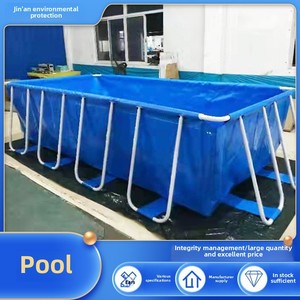 Canvas PVC <strong>Stand</strong> Foldable <strong>Fish</strong> Pond Circular Breeding Shrimp Pond <strong>for</strong> Agriculture Plastic <strong>Fish</strong> <strong>Tank</strong> with Circular <strong>Stand</strong> Design - Product Image 2