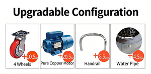 50 mô hình gà vịt gia cầm Máy tẩy lông plucker deplumeuse de poulet động cơ điện công suất cao loại bỏ lông 1 - Product Image 2