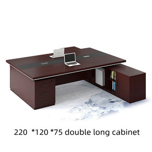 Nuevo Presidente de oficina de lujo diseño de mesa de oficina estilo de lujo empresa Mesa Administrativa muebles de escritorio escritorios de oficina modernos - Product Image 5