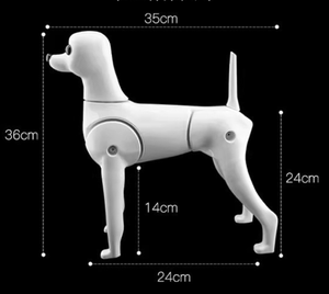 PetFit Umweltfreundliches Kunststoff-Hunde- und Katzen-Vollkörper-Übungsmodell mit Kunstfell für Tierpfleger-Schulungen - Product Image 2