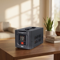 Régulateur de tension automatique monophasé 0,5 KVA, entrée 100-250V, sortie 220V/110VAC, affichage numérique, 50/60Hz, modèle stabilisateur