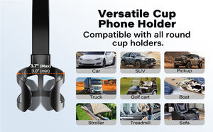 Новый регулируемый держатель для мобильного телефона с логотипом на заказ, 2025 регулируемый держатель для мобильного телефона с возможностью поворота на 360 ° для автомобиля - Product Image 5