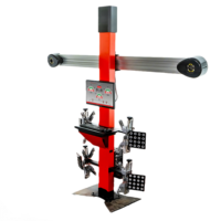 Lève-voiture robuste, machine d'alignement des roues 3D avec jeu de vérins hydrauliques pour station de service automobile