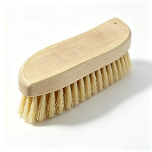 Spazzola per Pulizia a Forma di Luna in Legno con Setole Morbide in Bambù, Confezione da 12 Pezzi, Prodotta in Cina - Product Image 3