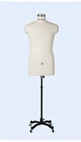 Maniquí de Costura Femenino de Medio Cuerpo Tipo Pin, Color Piel, con Hombros Ajustables en Altura para Sastres