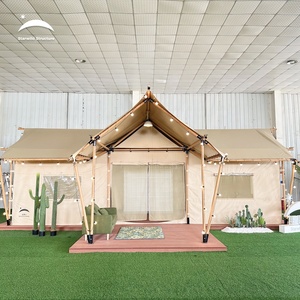 Safari extérieur de grand espace Tentes de luxe familiales Safari Hotel Lodge Tentes avec deux chambres à coucher - Product Image 4