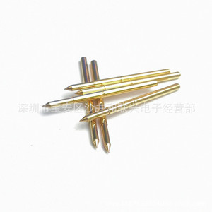 Sonda de prueba con baño de oro PA125 B, punta recta de 2.0mm con pin de resorte para piezas de instrumentos - Product Image 2