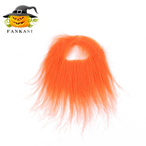 Barbas Autoadhesivas Fankasi, 3 Piezas, Barba Falsa Negra, Marrón y Ruiva, Accesorios de Disfraces para Halloween, Carnaval y Fiestas - Product Image 3