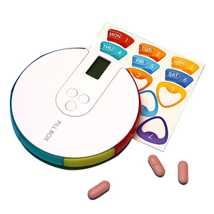 Nhà Máy Bán Buôn Xách Tay Mini <span class=keywords><strong>7</strong></span>-Lưới Nhựa Y Học Lưu Trữ Hộp Nhỏ Xách Tay Thuốc Lưu Trữ Trường Hợp Một Tuần Du Lịch Bao Bì - Product Image 4