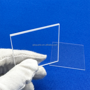 GLS-K En İyi Şeffaf Kare Cam Levha Optik Kuvars Cam Levha Kuvars Disk - Product Image 1