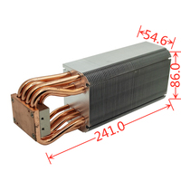 Ventilador de CPU RGB de aluminio de 120 mm y 12 V con anillo de refrigeración, colores verde, rojo, blanco y azul, disipador de calor Vmax de cobre para ordenador, OEM.