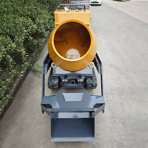 <span class=keywords><strong>Bétonnière</strong></span> mobile portable à essence avec moteur et pompe, haute efficacité, auto-chargeante, sur chenilles - Product Image 6