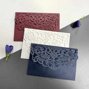 Carta di invito a nozze per inviare busta invito a nozze vuoto europeo personalizzato invito a nozze in bianco - Product Image 2