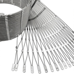 Malla de Acero Inoxidable AISI 316 de Alta Resistencia para Grandes Aviarios de Zoológicos y Redes de Cercas para Aves Rapaces - Product Image 1