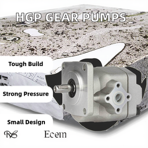 Nouvelle pompe à huile haute pression HGP-2A-F4R/F6r/F8r/F10r/F1r 100 bars 1/1 étage connexion 1/4 pouce débit 5cc/r - Product Image 2