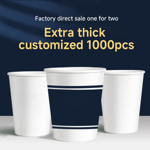 Gobelet en papier jetable pour café, revêtement PE, simple paroi, pour café chaud à emporter, logo personnalisé imprimé, vente en gros - Product Image 2