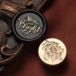 Cabeza de <span class=keywords><strong>sello</strong></span> de cera de latón antiguo diseño intercambiable monograma <span class=keywords><strong>personalizado</strong></span> decoración inicial de la boda - Product Image 3