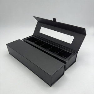 Kotak Hadiah Teh Mewah Kustomisasi Kertas Seni Premium & Kertas Spesial dengan Logo Timbul - Product Image 4