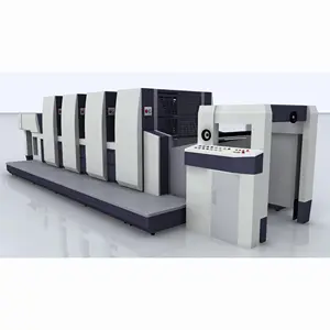 Impresora offset de hojas de papel de empresa publicitaria de ventas superior con sistema de amortiguación