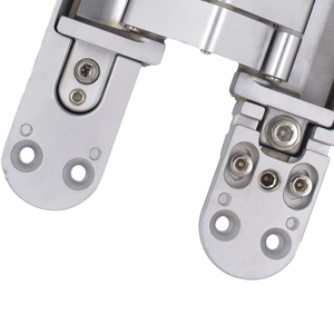 Charnières de porte Wico Modern Zinc Satin Chrome robustes, réglables en 3D, dissimulées, 100 kg, pour 2 pièces, fermeture douce, 1 charnière - Product Image 3