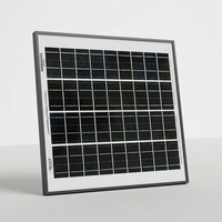 Système solaire hors réseau monocristallin de type N de 20 W, module solaire étanche pour caméra de surveillance extérieure