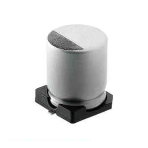 Distribuidor Autorizado, Condensador SMD de Superficie EMZR100ARA152MJA0G, 1500 uF, Aluminio, 1500UF, 20%, 10V - Product Image 1