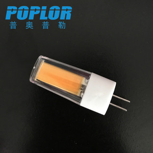 หลอดไฟ LED Poplor G4 3W ชิป COB ฐานเซรามิก 220V AC สำหรับโคมไฟคริสตัล - Product Image 2
