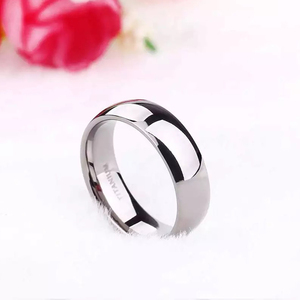 Bague de mariage classique en titane en forme de <span class=keywords><strong>d</strong></span>ôme, polie miroir, de 3 mm à 10 mm, pour hommes et femmes, vente en gros - Product Image 4