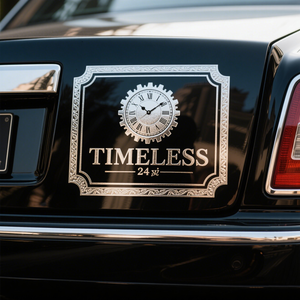 Autocollants de voiture en PVC personnalisés autocollant de pare-chocs de véhicule amovible avec logo d'entreprise imprimé enseignes publicitaires - Product Image 4