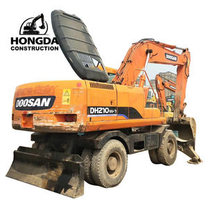 Mini excavatrice de chargeur sur pneus Doosan Dh150 de Dh150w-7 d'occasion à bas prix - Product Image 2
