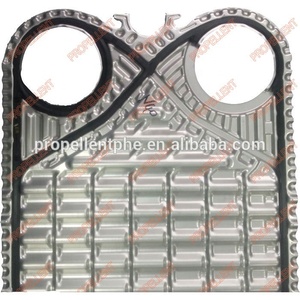 เครื่องแลกเปลี่ยนความร้อนแบบแผ่นช่องว่างกว้างสำหรับ N40เกียสแตนเลสสตีลตามสั่ง - Product Image 3