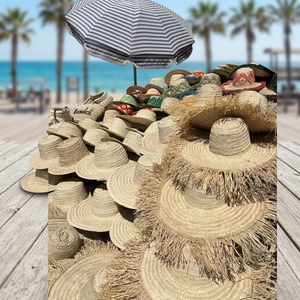 Handmade Natural Straw Hats Traditional Bamboo Craft Souvenir Beach Wear - Product Image 3