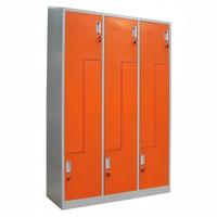 Casier de rangement durable Hengli HL-LQ956 pour vestiaire, en forme de Z, 6 compartiments, en métal, convertible, contemporain, pour la maison, le bureau ou l'école