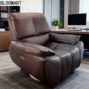 Moderner Multifunktionaler Leder-Relaxsessel mit Schaukelfunktion und Metallgestell Direkt vom Hersteller Schnelle Lieferung Bestseller Ganzkörpermassage - Product Image 5